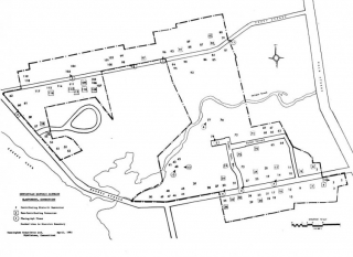 Curtisville Historic District Glastonbury Map (NRIS)
